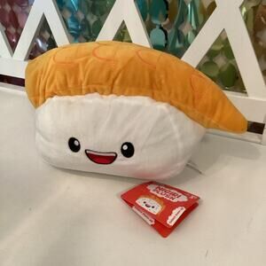 Sushi Sashimi Shrimp Rice Pillow Plush